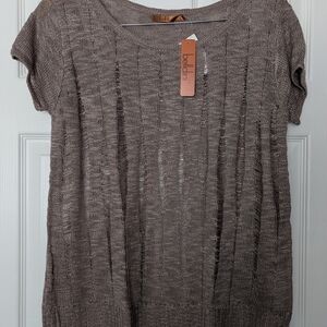 Belldini Women's Brown Knit Top